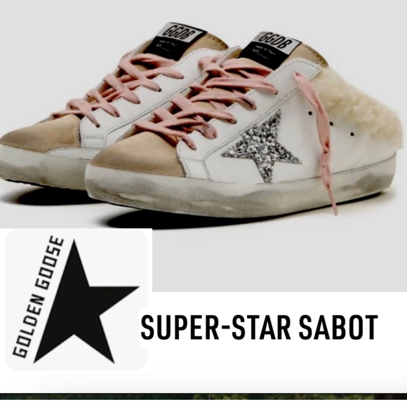 Authentic Golden Goose Super Star Sabot Shealing Mule sneakers, 40,  PG1471 - Picture 1 of 8